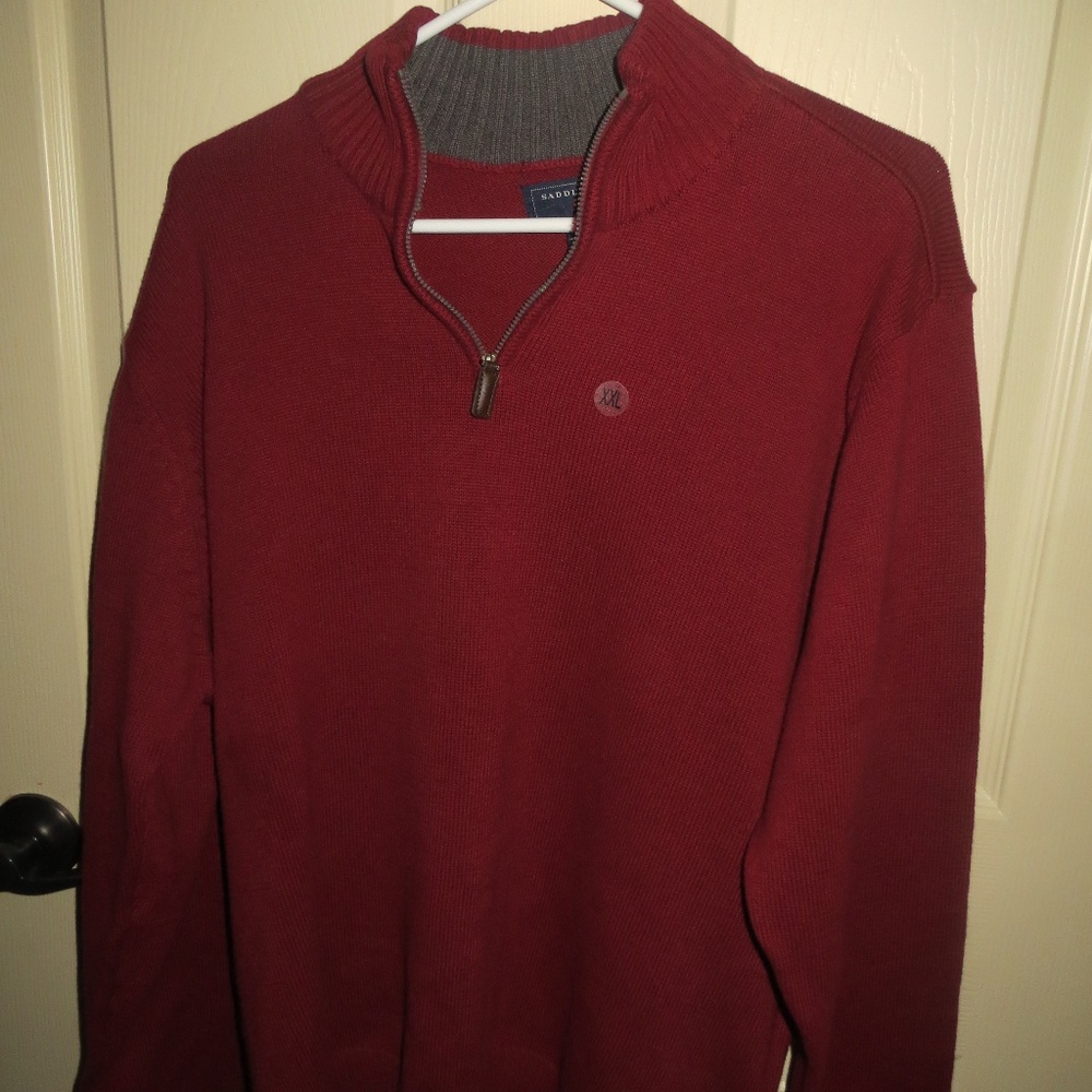 NWT 3/4 zip up sweater